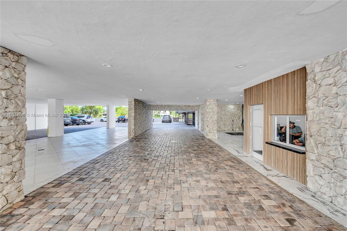 Interior, Recessed Lighting, Stone Walls