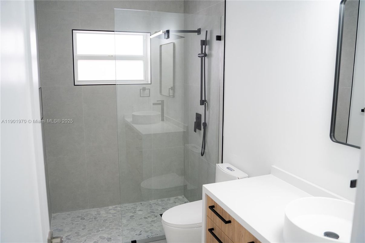 Bathroom, Glass Shower, Interior