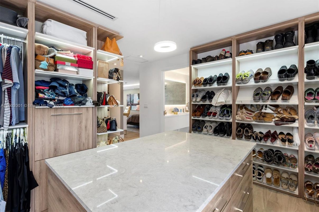 Interior, Recessed Lighting, Walk-in Closets, Wood Texture Flooring