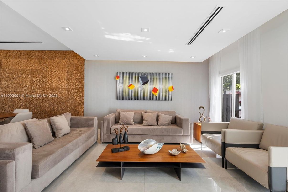 Interior, Living room, Recessed Lighting