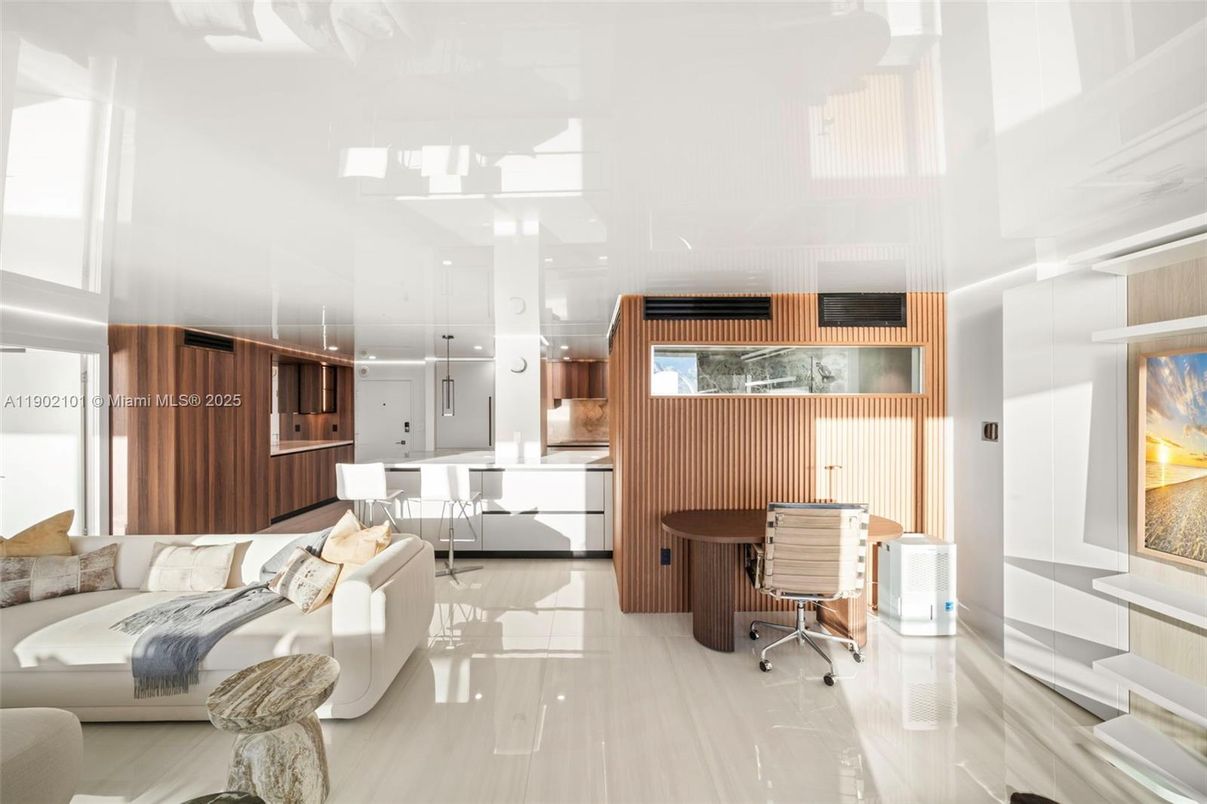 Home Office, Interior, Living room, Recessed Lighting