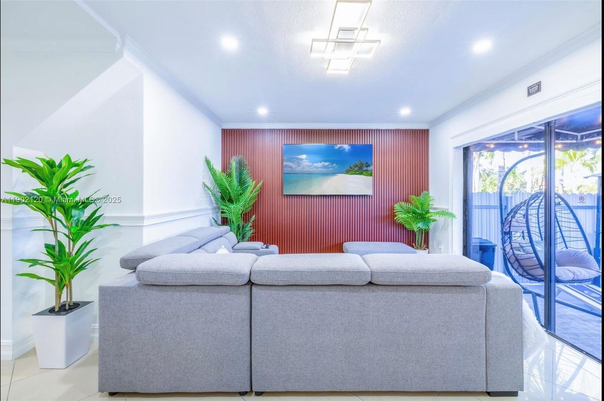 Interior, Living room, Recessed Lighting