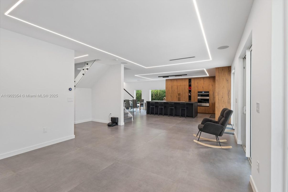 Interior, Recessed Lighting, Wooden Walls