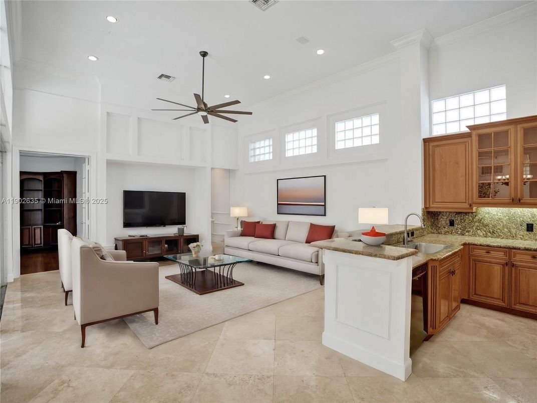 Interior, Kitchen, Living room, Recessed Lighting