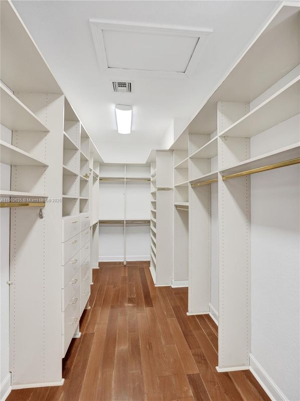 Interior, Walk-in Closets, Wood Texture Flooring