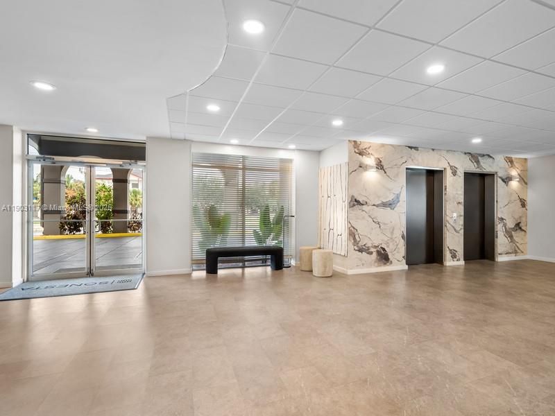 Interior, Marble Walls, Recessed Lighting