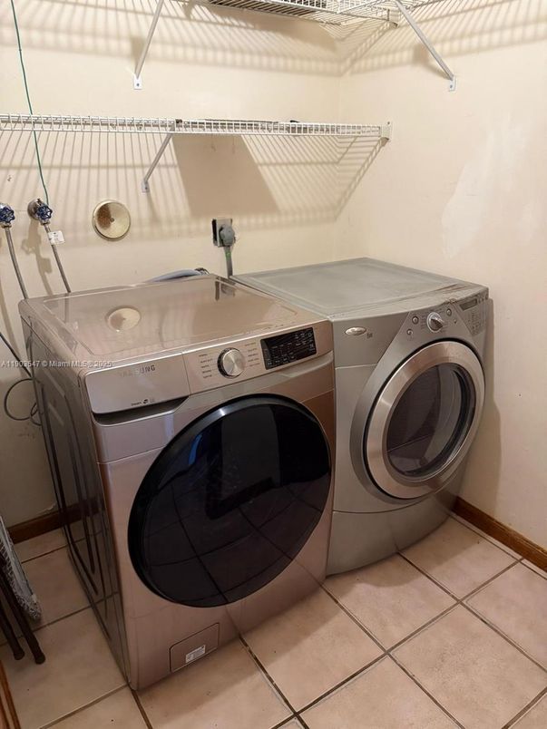Interior, Washer
