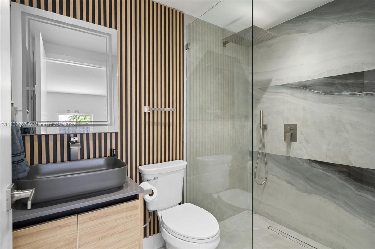 Bathroom, Glass Shower, Interior