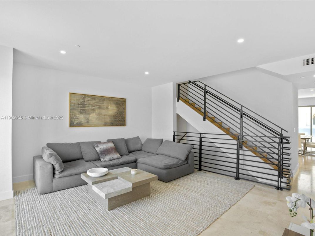 Interior, Living room, Recessed Lighting