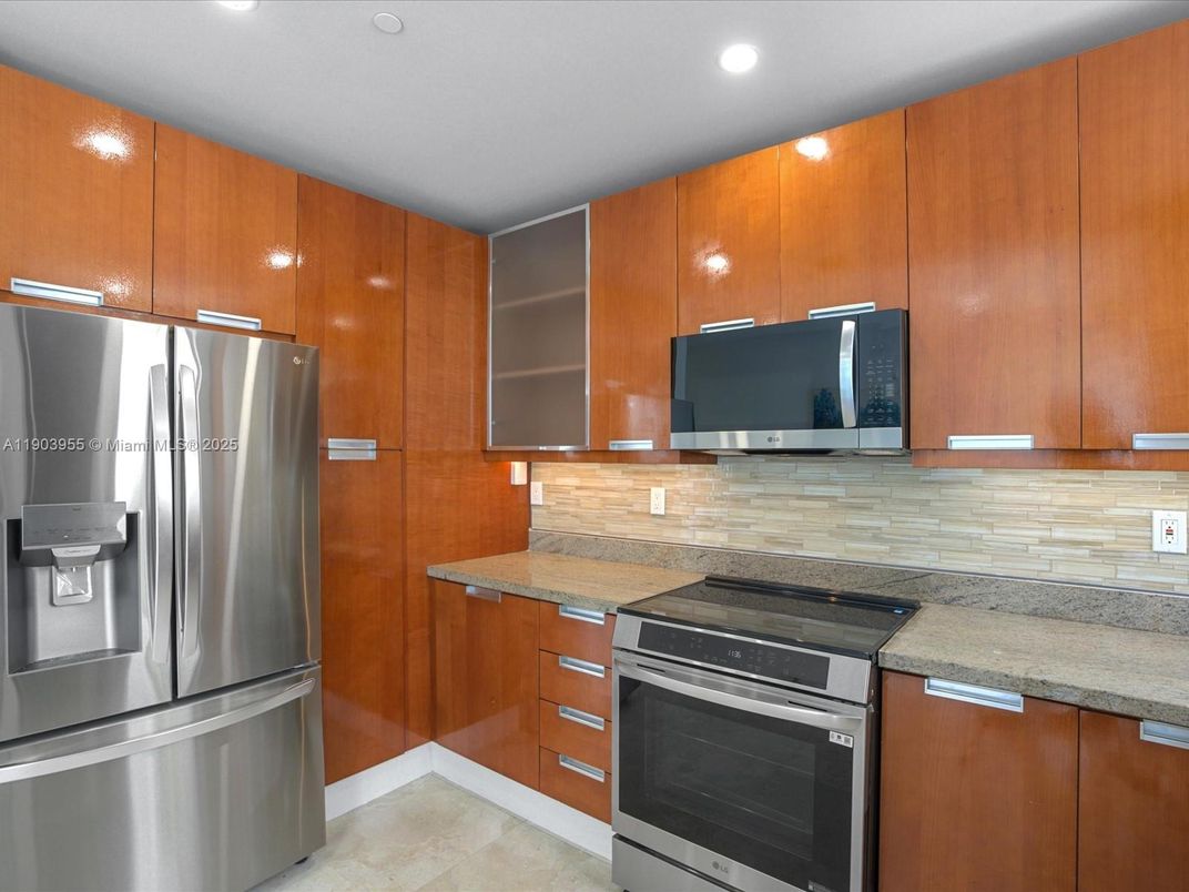 Interior, Kitchen, Recessed Lighting, Stainless Steel Appliances