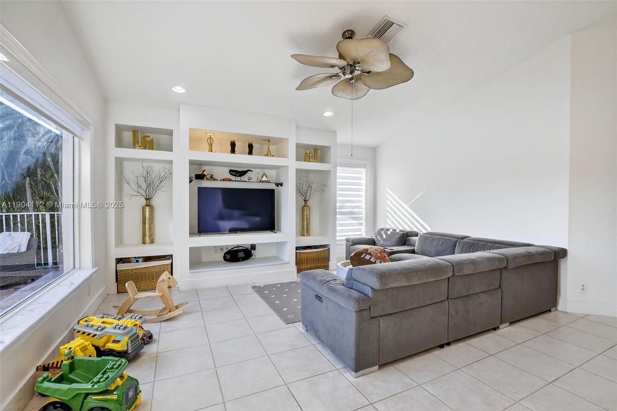 Interior, Living room, Recessed Lighting