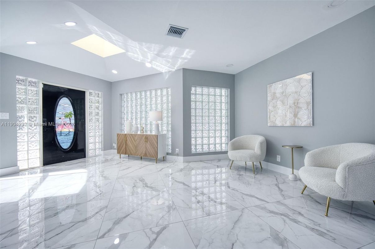 Interior, Marble, Recessed Lighting