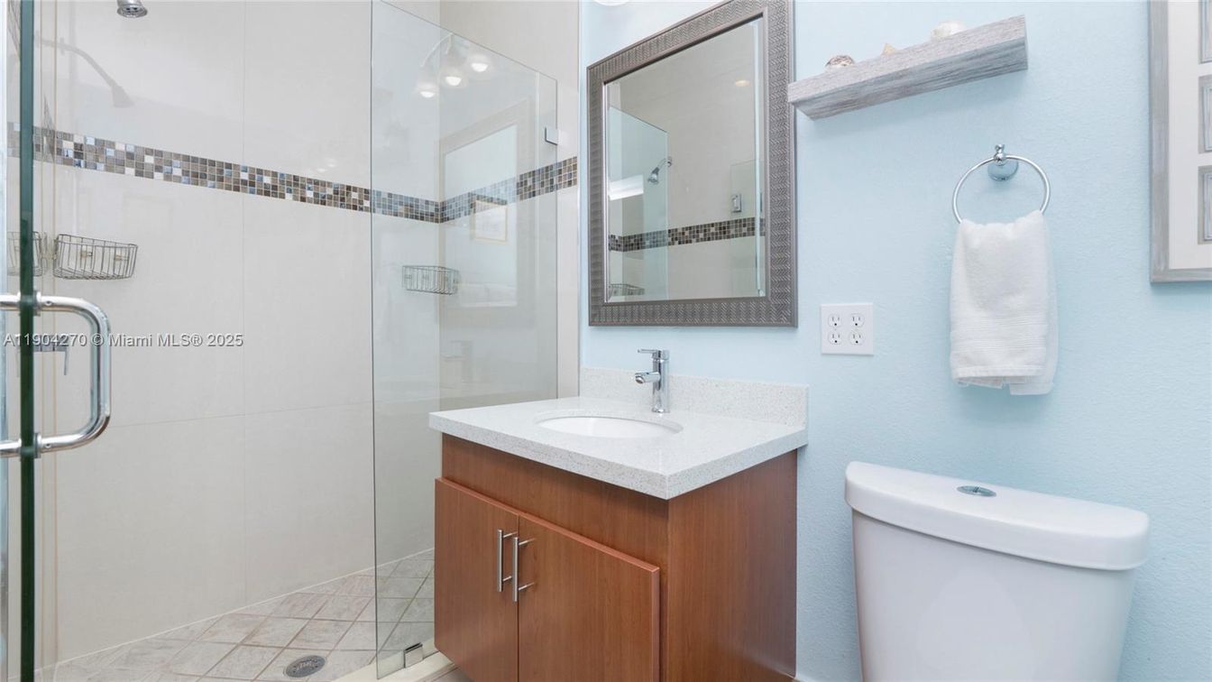 Bathroom, Glass Shower, Interior