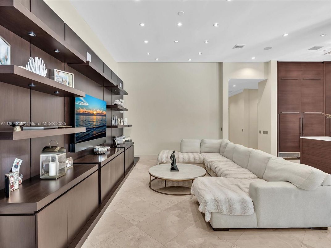 Interior, Living room, Recessed Lighting