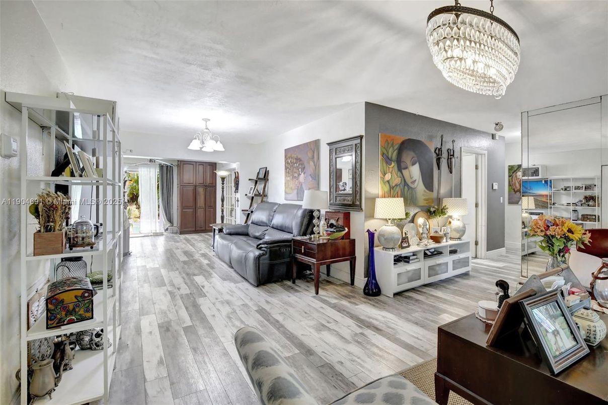 Chandelier, Interior, Living room, Wood Texture Flooring