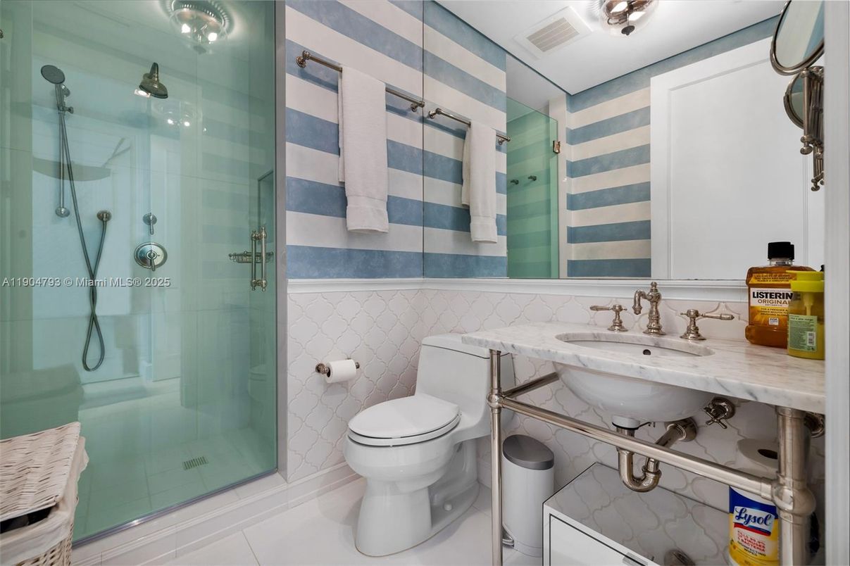 Bathroom, Glass Shower, Interior