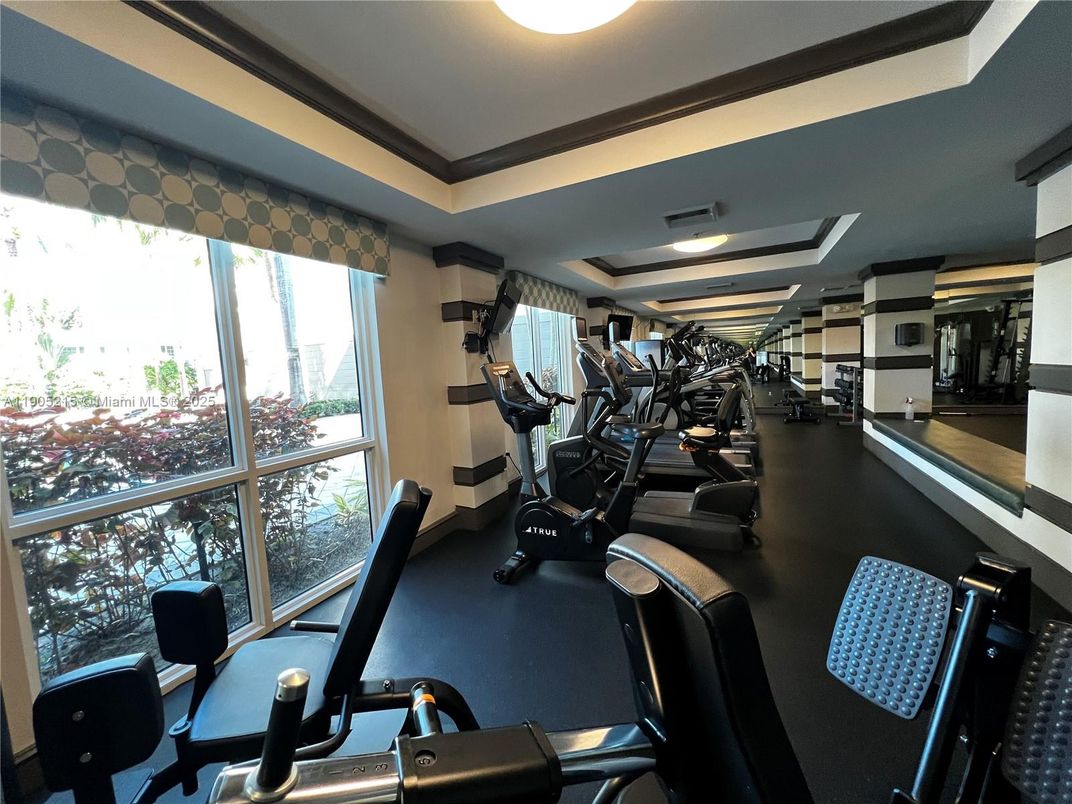 Dining room, Fitness Equipment, Interior