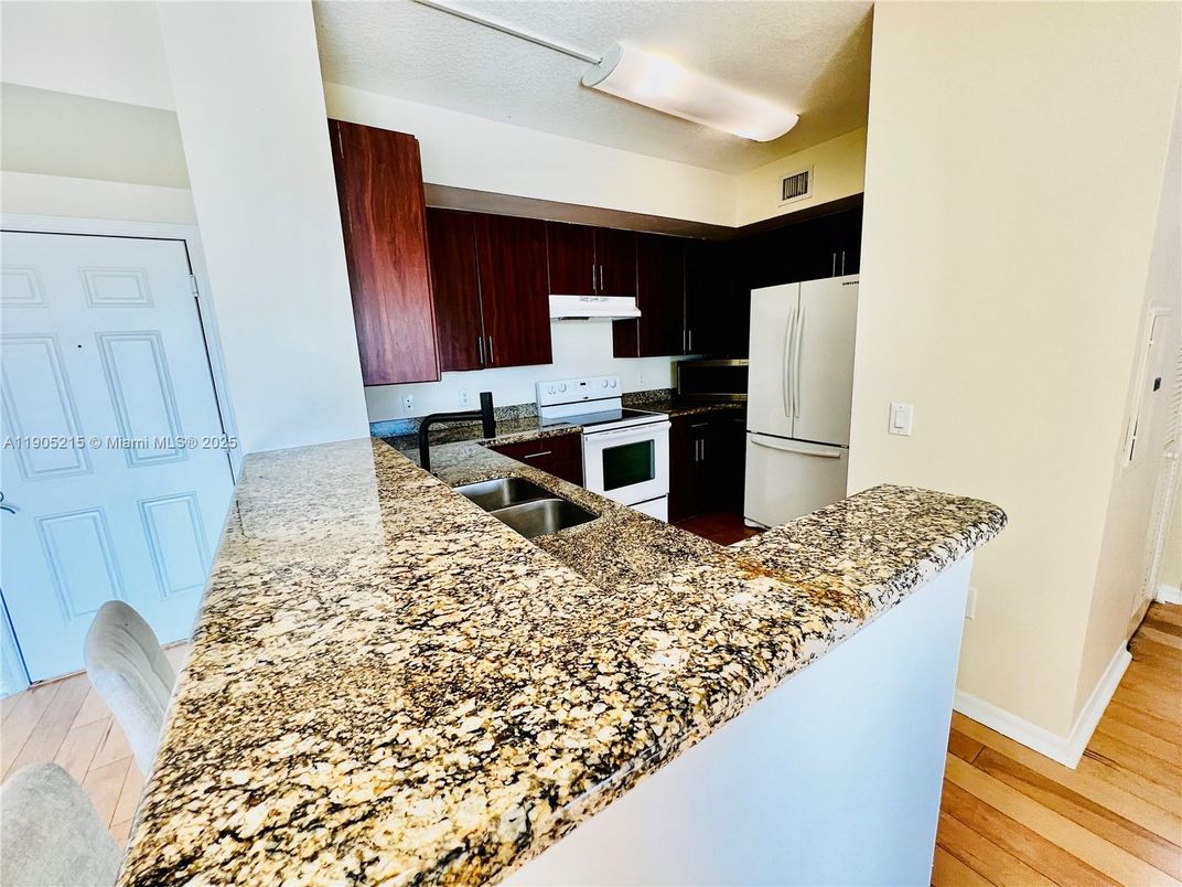 Interior, Kitchen, Wood Texture Flooring