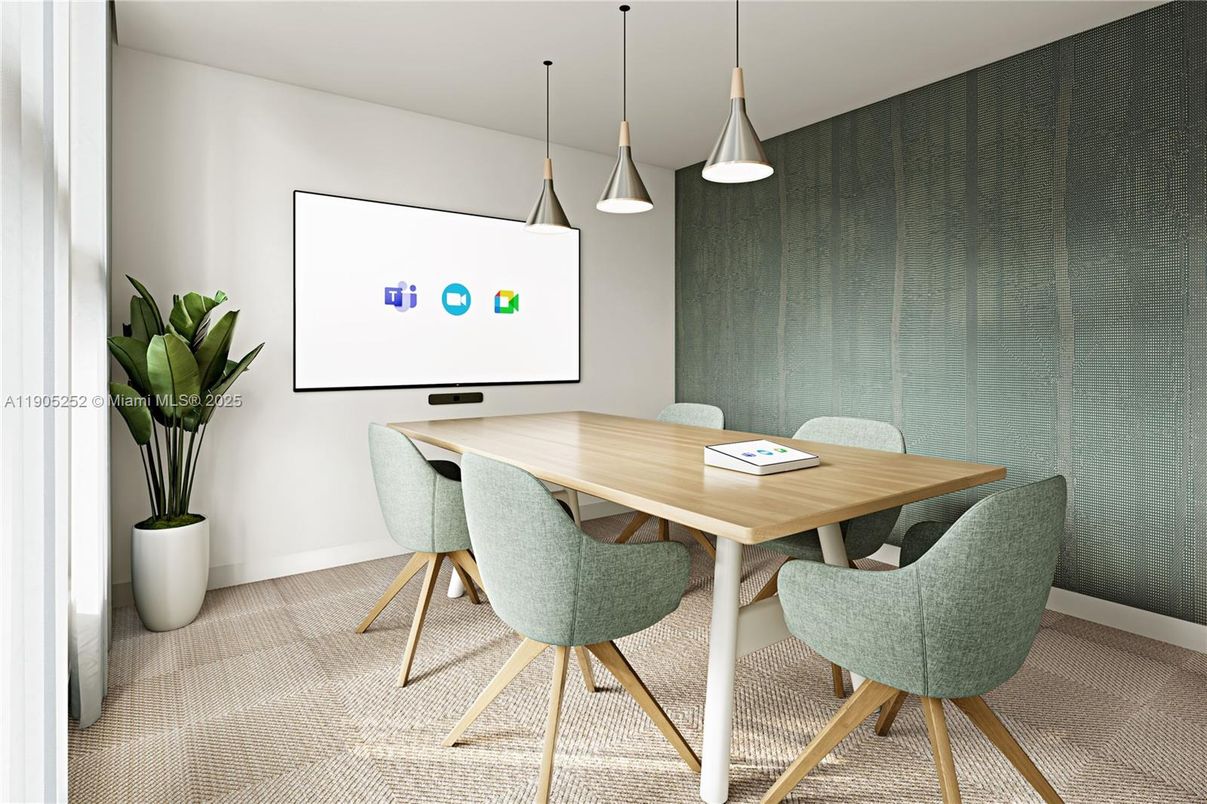 Dining room, Interior, Pendant Lights