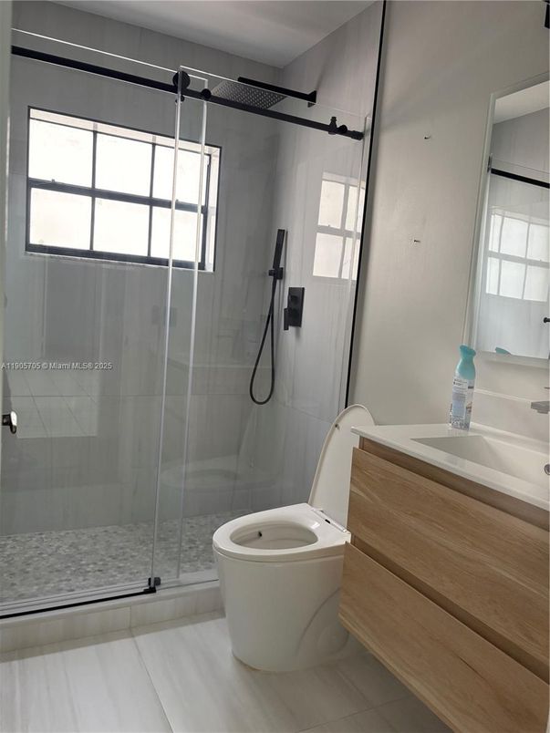 Bathroom, Glass Shower, Interior