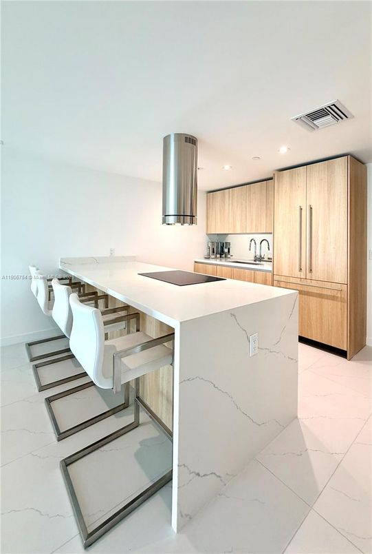 Interior, Kitchen, Marble, Recessed Lighting