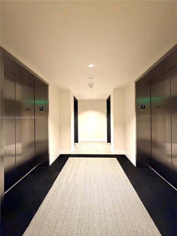 Elevator, Interior, Recessed Lighting