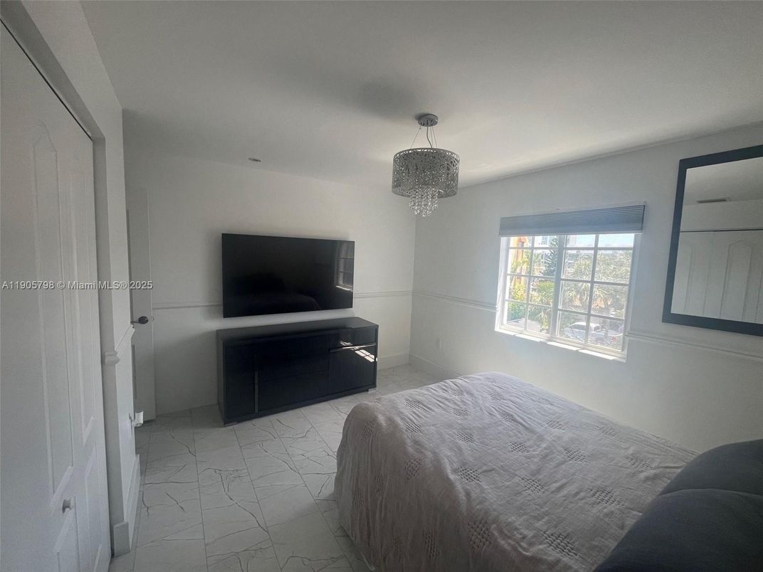 Bedroom, Chandelier, Interior, Marble