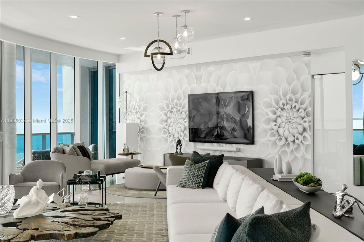 Interior, Living room, Pendant Lights, Recessed Lighting, Water