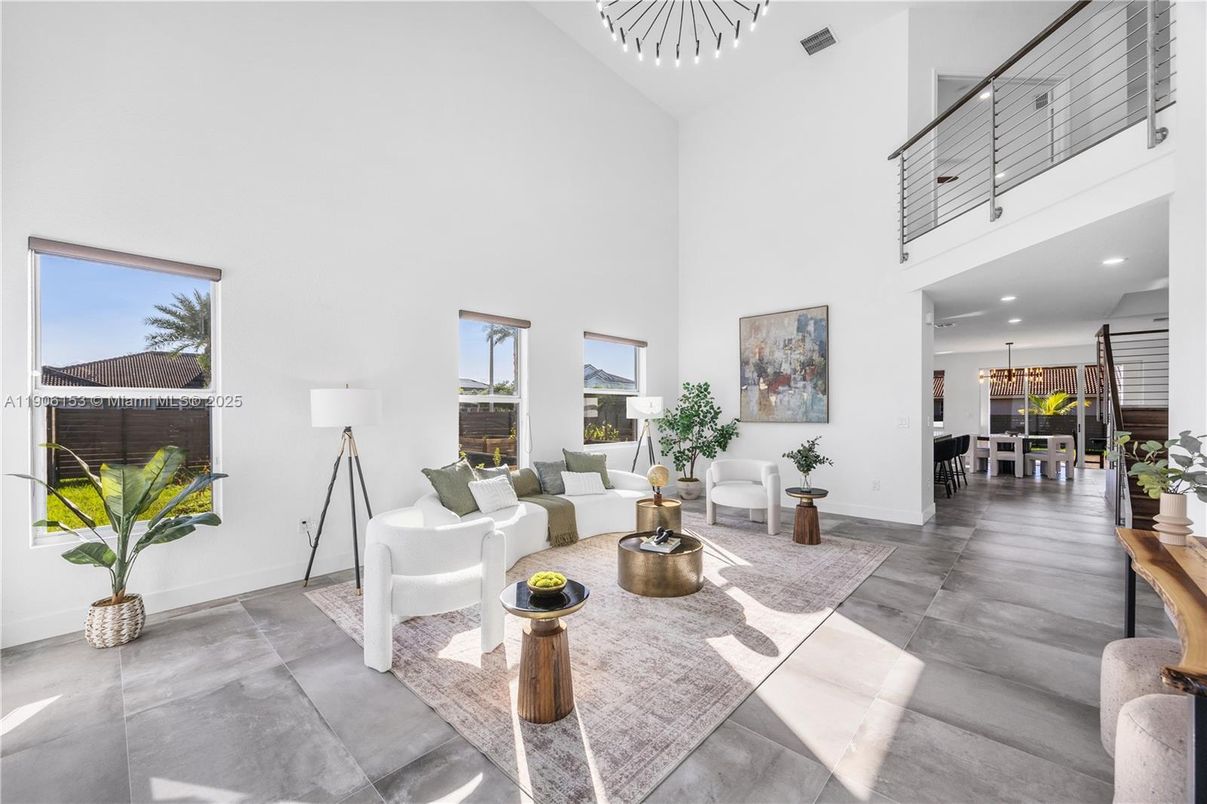 Dining room, Interior, Living room, Pendant Lights, Recessed Lighting