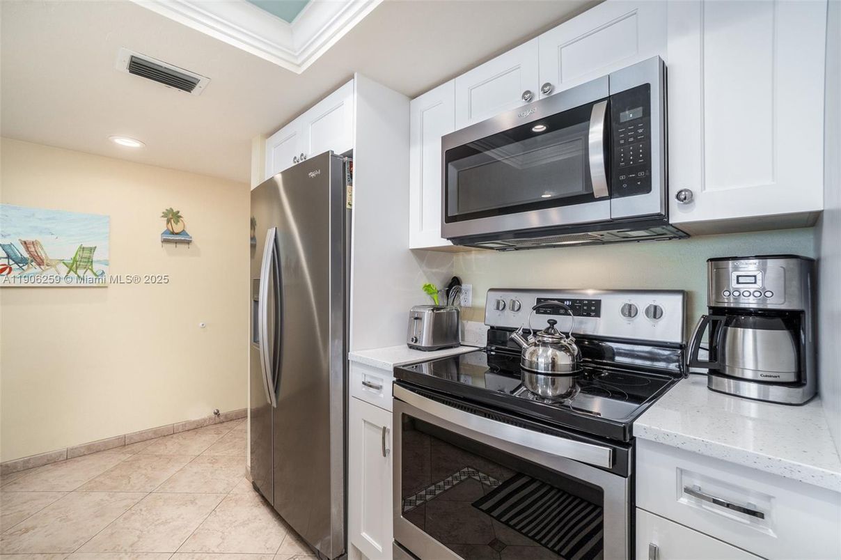 Interior, Kitchen, Recessed Lighting, Stainless Steel Appliances