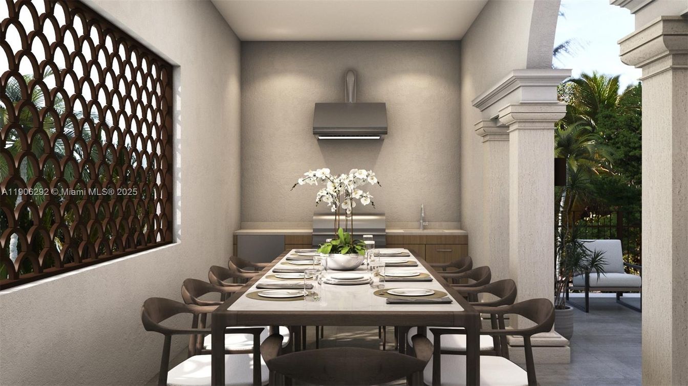 Dining room, Exterior