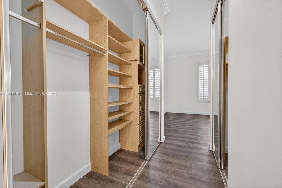 Interior, Walk-in Closets, Wood Texture Flooring