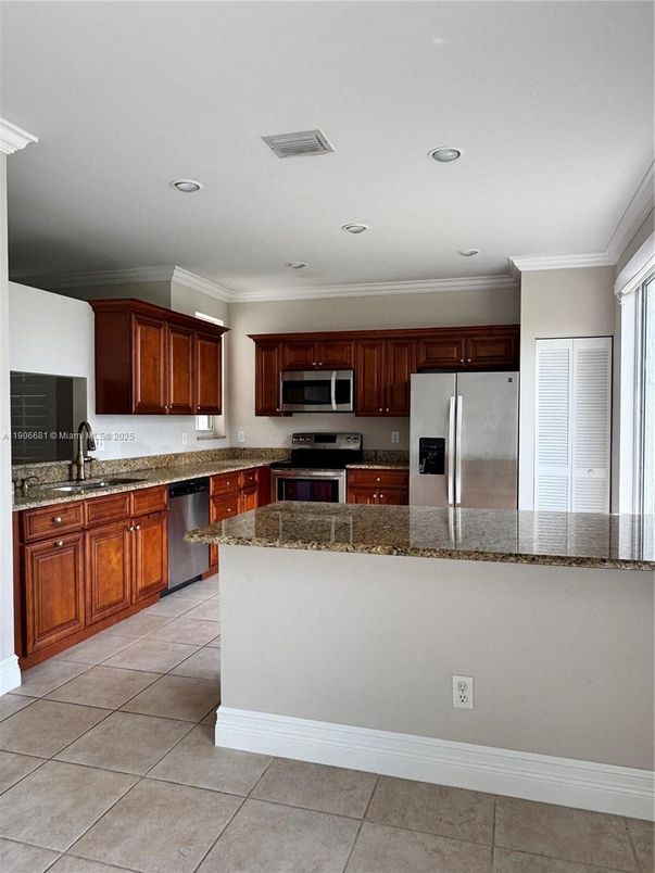 Interior, Kitchen, Recessed Lighting, Stainless Steel Appliances