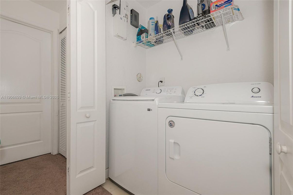Interior, Utility Closets, Washer