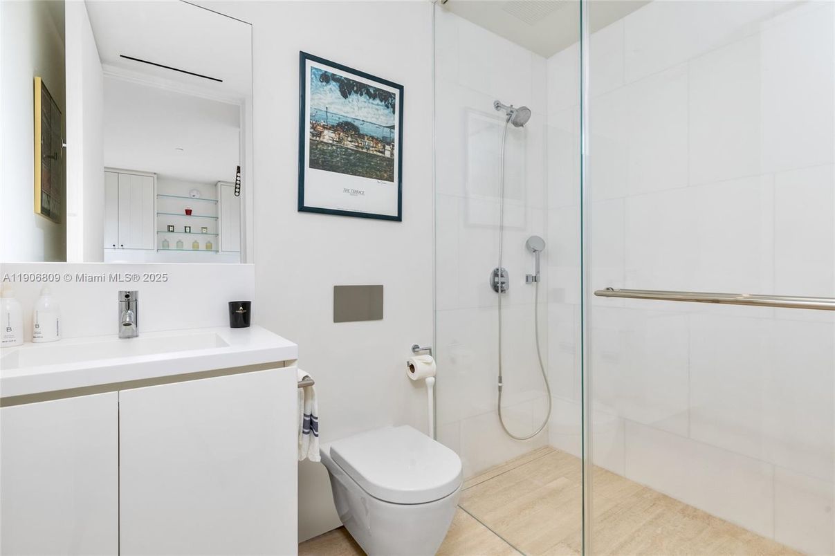 Bathroom, Glass Shower, Interior