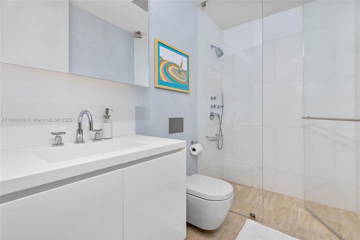 Bathroom, Glass Shower, Interior