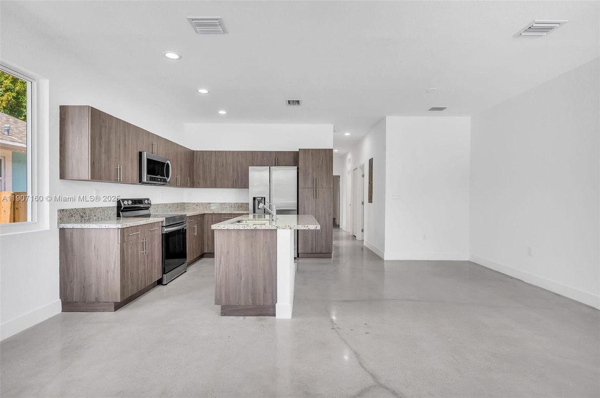 Interior, Kitchen, Recessed Lighting, Stainless Steel Appliances