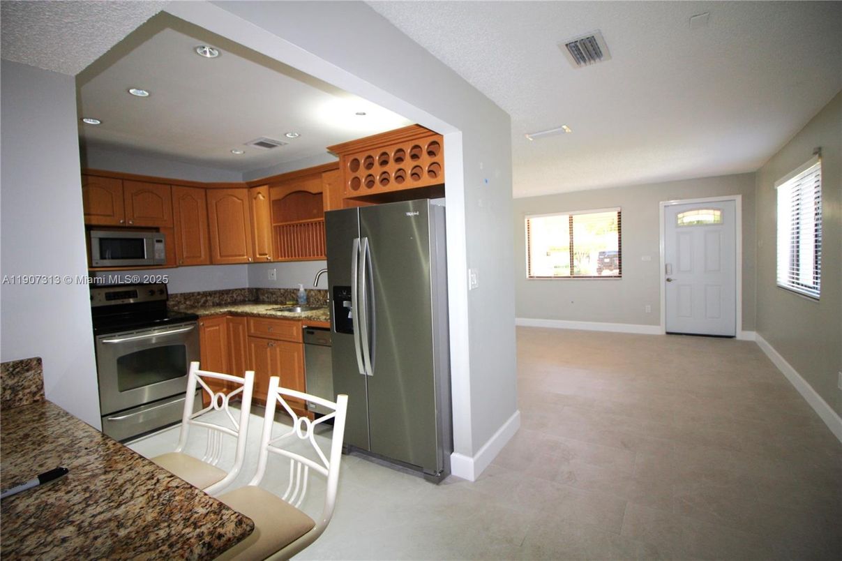 Interior, Kitchen, Recessed Lighting, Stainless Steel Appliances