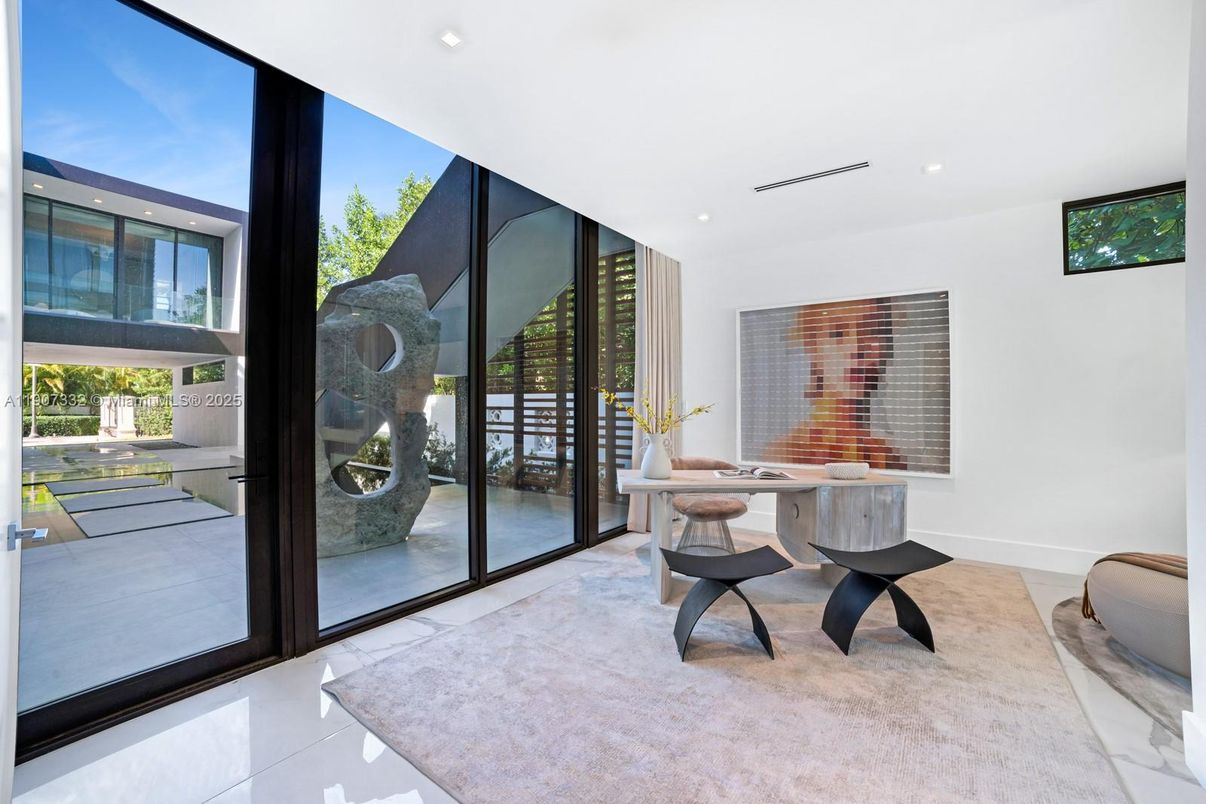 Home Office, Interior, Recessed Lighting