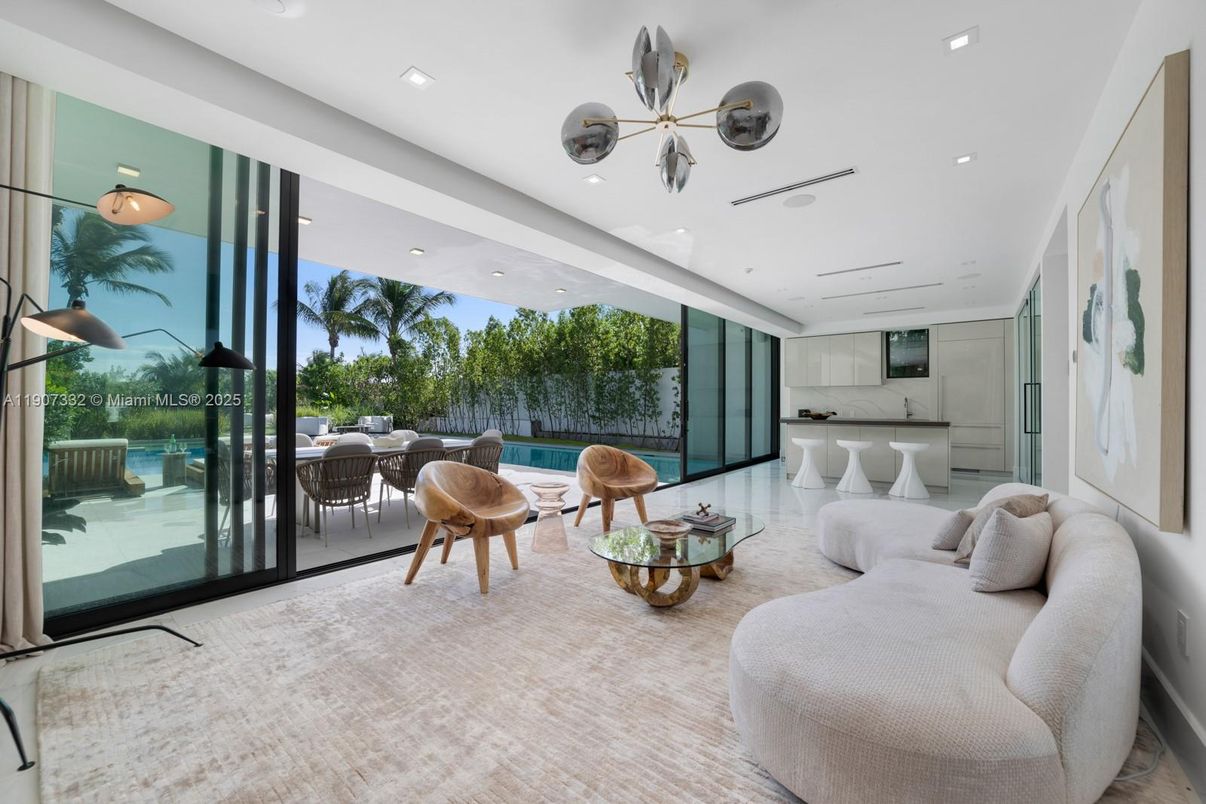 Interior, Living room, Recessed Lighting