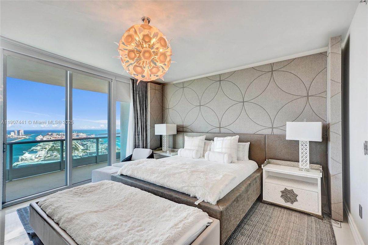 Bedroom, Chandelier, Interior, Water