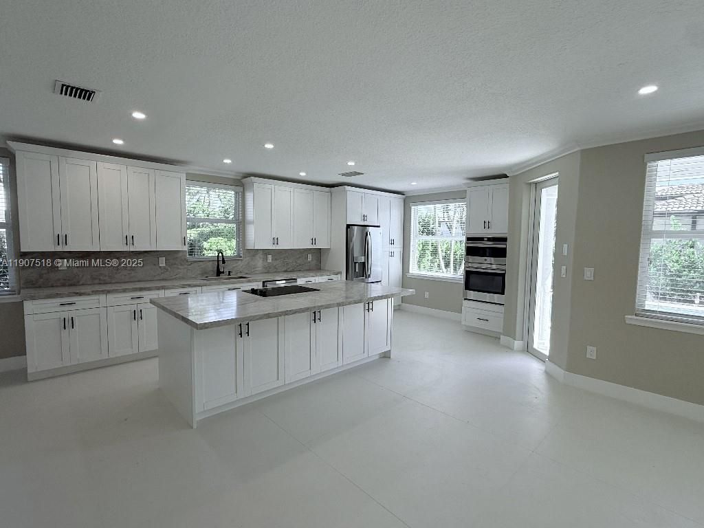 Interior, Kitchen, Recessed Lighting, Stainless Steel Appliances