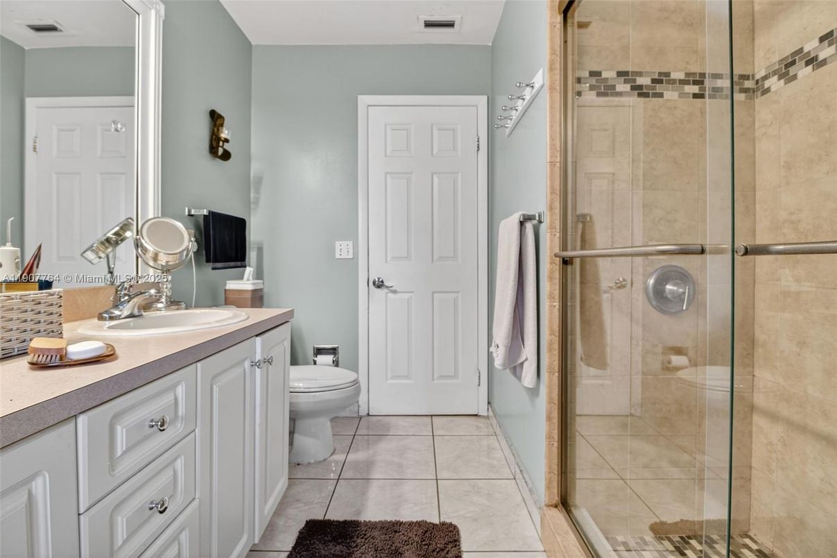 Bathroom, Glass Shower, Interior
