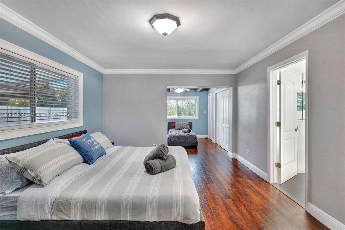 Bedroom, Interior, Wood Texture Flooring