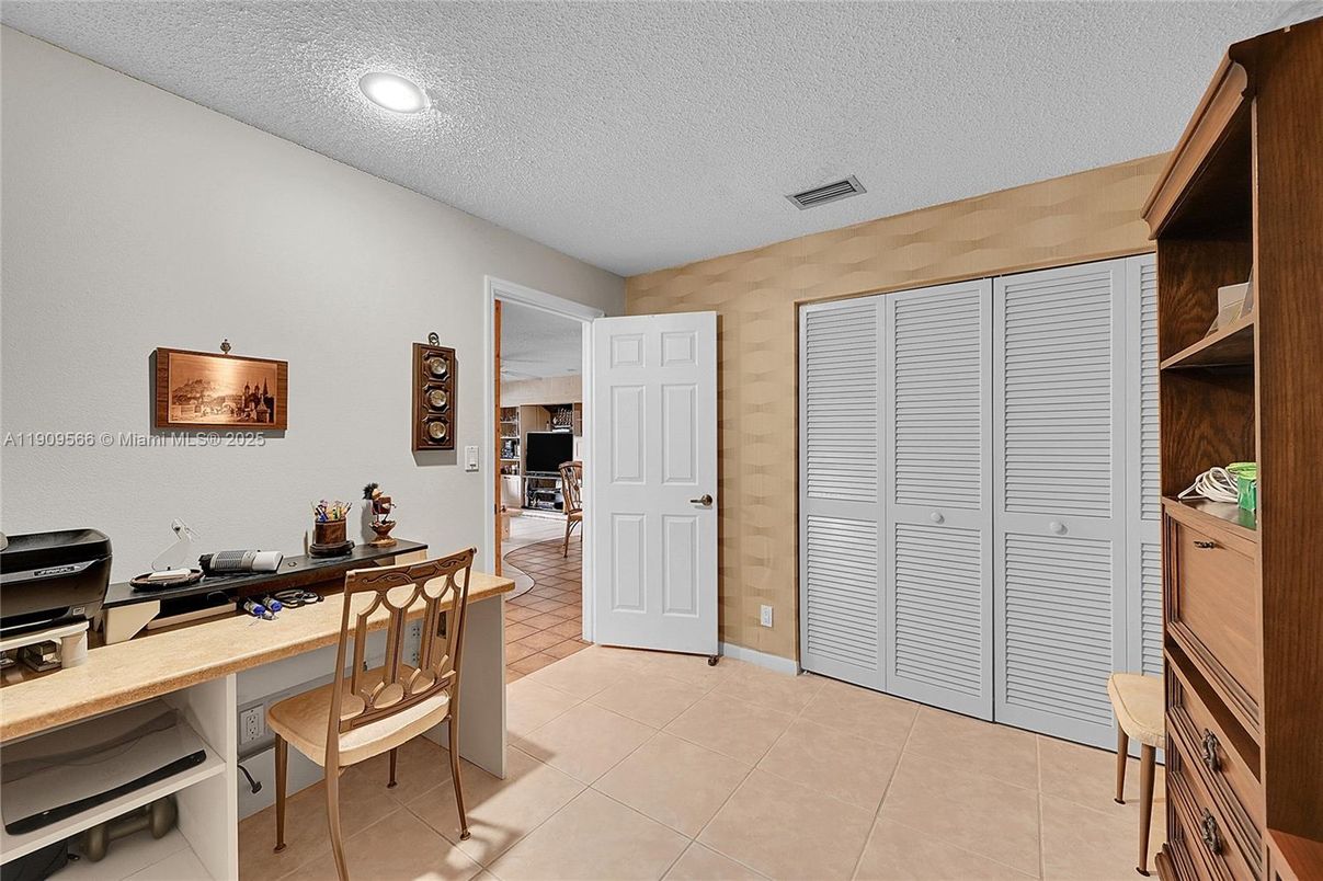 Home Office, Interior, Recessed Lighting