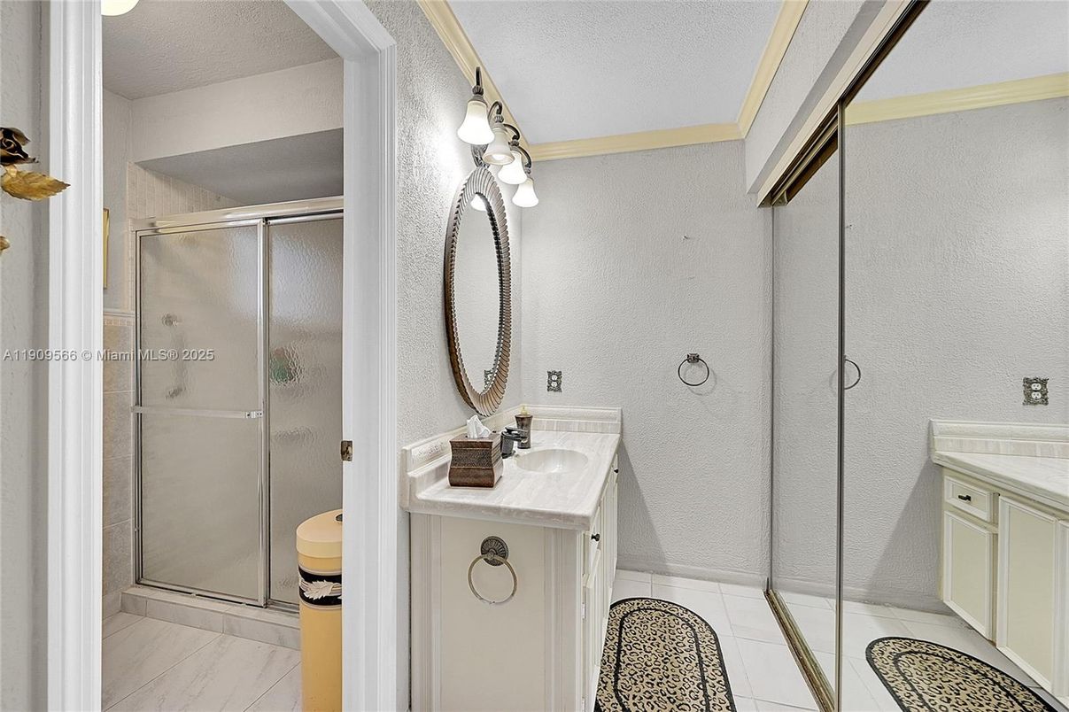 Bathroom, Glass Shower, Interior, Marble