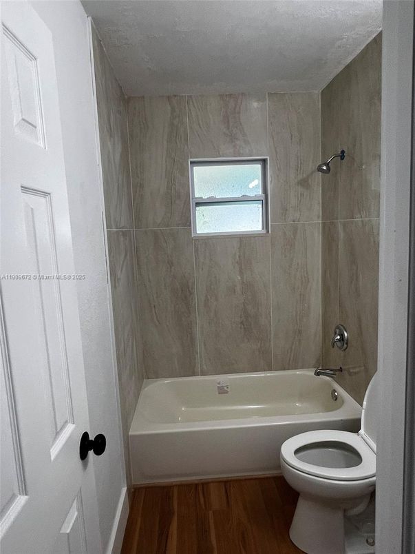 Bathroom, Interior, Marble Walls, Wood Texture Flooring