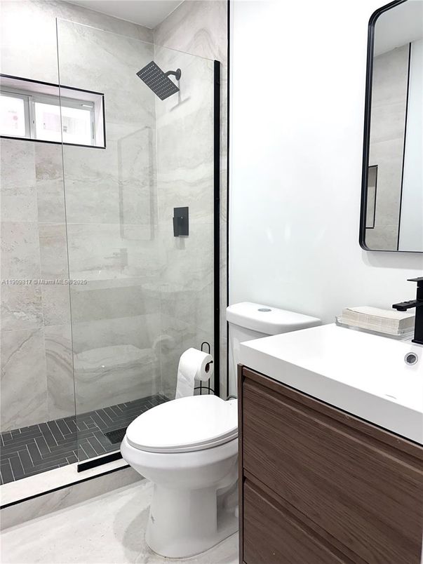 Bathroom, Glass Shower, Interior