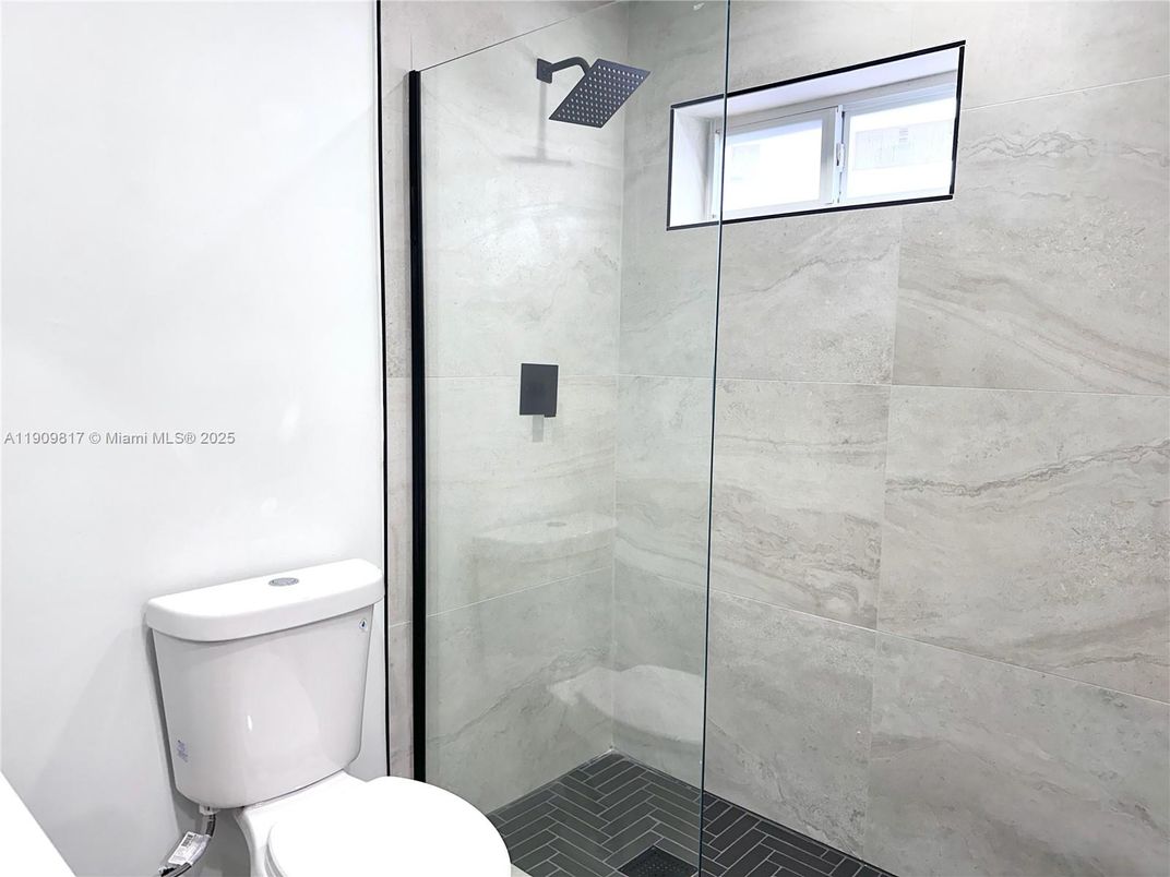 Bathroom, Glass Shower, Interior, Marble Walls