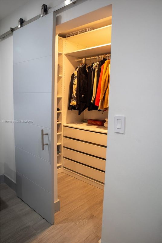 Interior, Walk-in Closets, Wood Texture Flooring